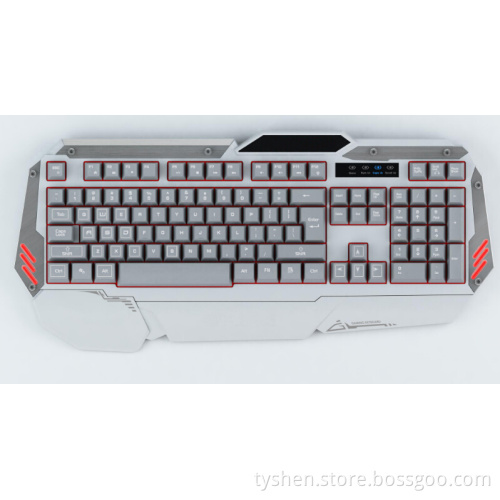Gaming Keyboard with Metal Bar, Brand New Model
